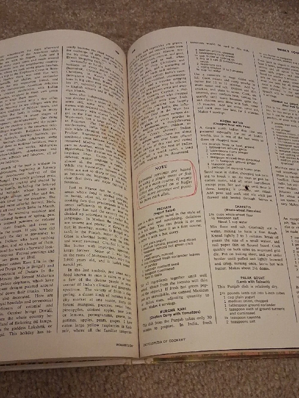 womans day encyclopedia cookery